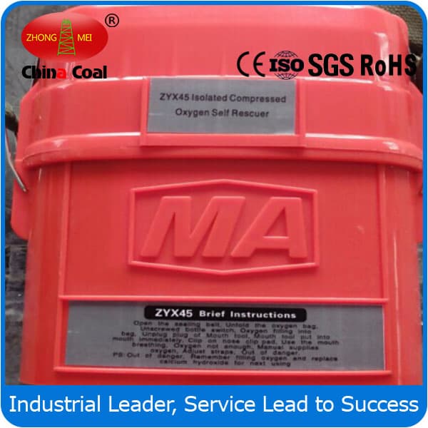 Recycled 60 minutes ZYX60 compressed oxygen Self Rescuer